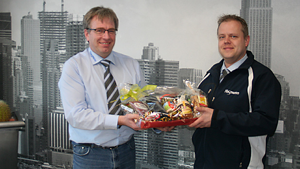 Ronny Foede feiert 10-jähriges Betriebsjubiläum